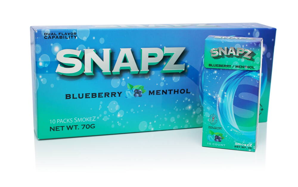 Snapz Hemp Smokez – Blueberry Menthol [SOLD OUT]