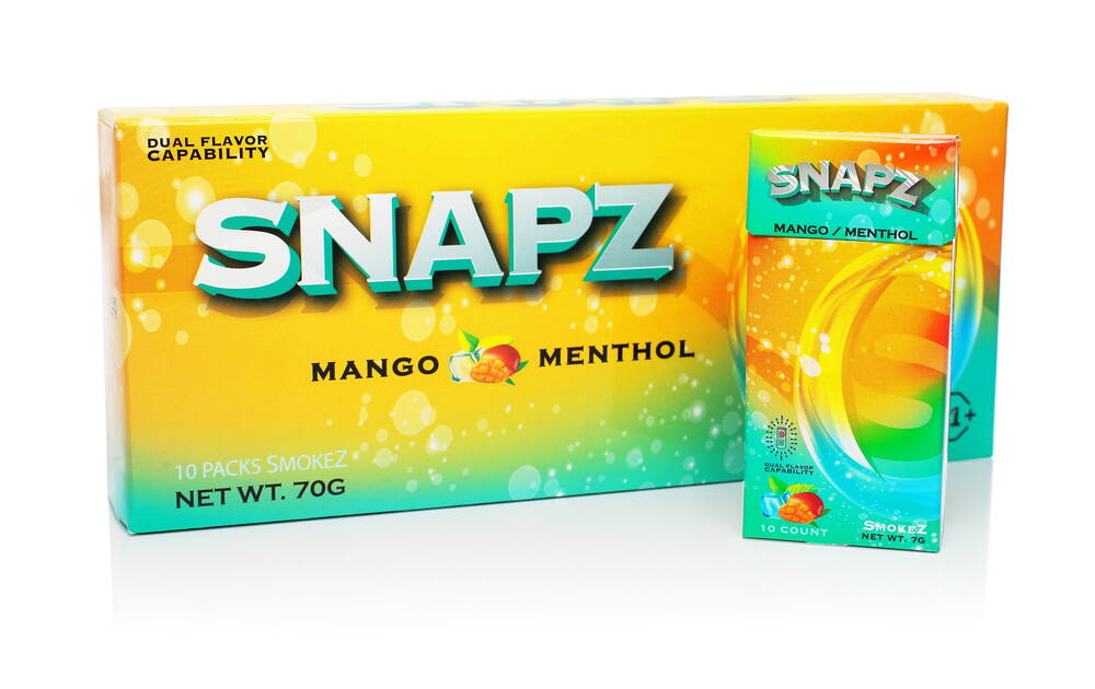 Snapz Hemp Smokez – Mango Menthol [SOLD OUT]