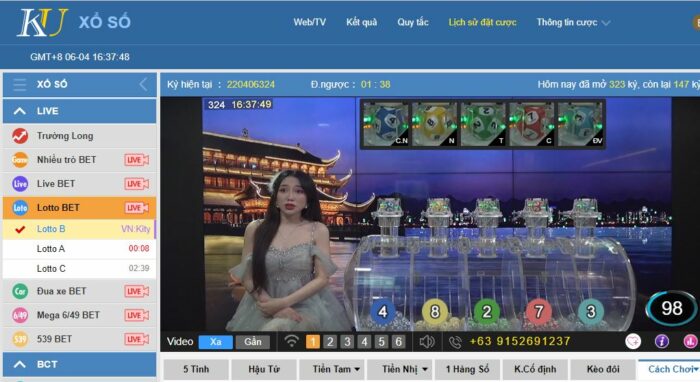 Chơi xổ số - lô đề online tại kubet